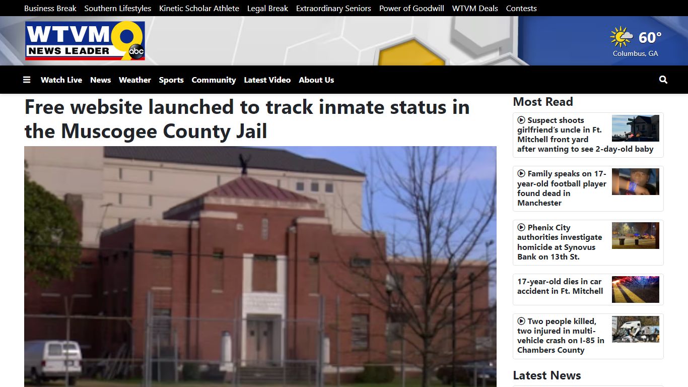 Free website launched to track inmate status in the Muscogee County Jail
